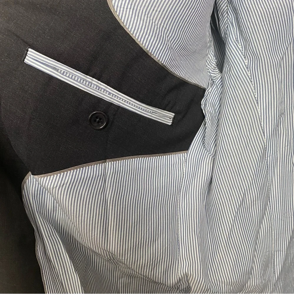 43R Brooks Brothers Explorer Regent Fit Black Mens Sport Coat‎ Blazer